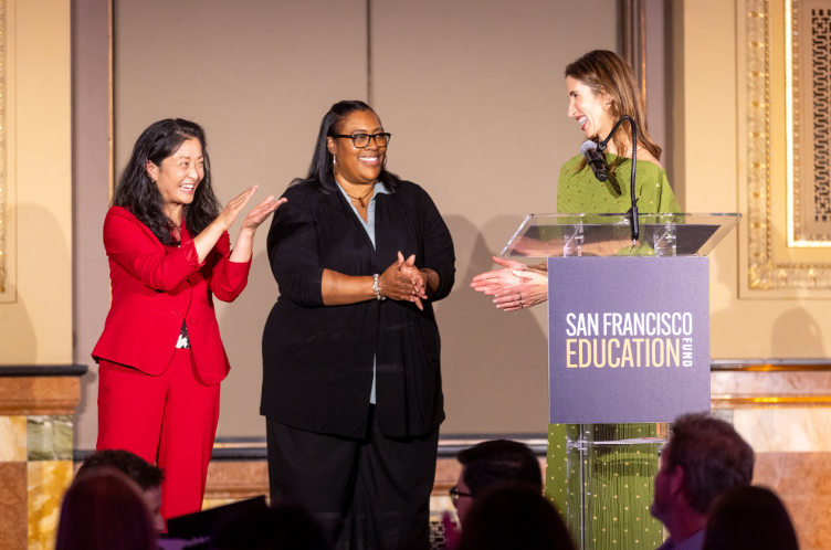 From left: Dr. Maria Su, Sherrice Dorsey-Smith, Ann Levy Walden